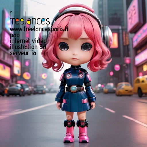 Pao mise en page internet vidéo illustration 3d serveur IA générative AI freelance paris studio de création magazines QTRC3QX0